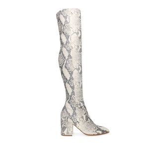 Steve Madden Jacey Snake Over-the-Knee Boots 7